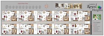 Image of 1695 Sq.ft 3 BHK Apartment / Flat for sale in Sri Vasista Royal Heights, Dullapally, Hyderabad for Rs. 7627500