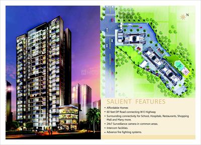 Image of 550 Sq.ft 1 BHK Apartment / Flat for sale in Umiya Oasis, Mira Road East, Mira Bhayandar for Rs. 7800000