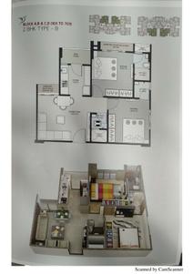 Image of 1200 Sq.ft 2 BHK Apartment / Flat for sale in Zaheer Paradise, Sarkhej, Ahmedabad for Rs. 6350000