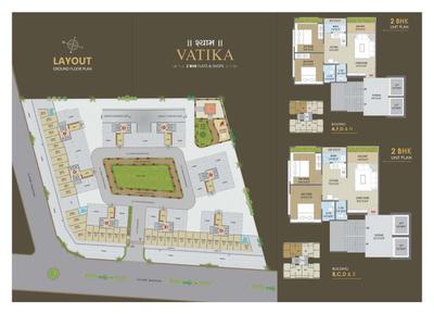 Image of 432 Sq.ft 3 BHK Independent House for sale in Shyam Vatika, Kholvad, Surat for Rs. 3100000