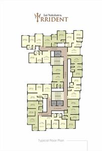 Image of 660 Sq.ft 2 BHK Apartment / Flat for sale in JSB Sai Nakshatra Trrident, Virar West, Virar for Rs. 4500000