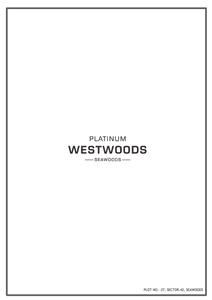 Image of 2120 Sq.ft 3 BHK Apartment / Flat for sale in Platinum Westwoods, Nerul, Navi Mumbai for Rs. 38500000