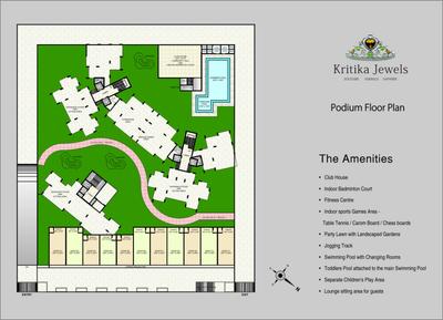Image of 1175 Sq.ft 2 BHK Apartment / Flat for sale in Bombay Kritika Jewels, Ulwe, Navi Mumbai for Rs. 9800000