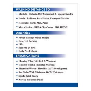 Image of 1150 Sq.ft 2 BHK Builder Floor for sale in RK Traders Qutab Heights, DLF Phase 4, Gurgaon for Rs. 6900000