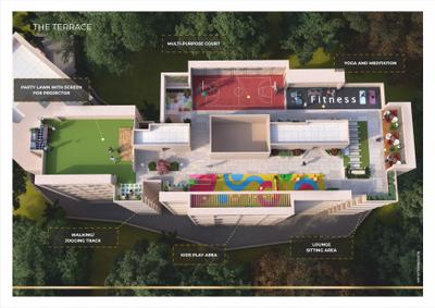 Image of 1200 Sq.ft 2 BHK Apartment / Flat for sale in Sankheshwar Plaza, Kasarvadavali, Thane for Rs. 9200000
