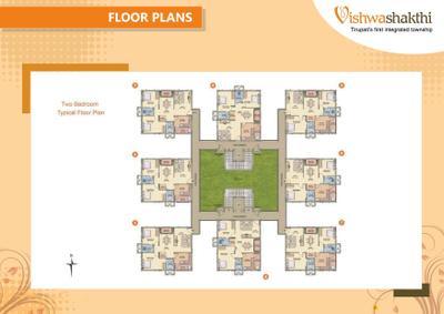 Image of 1170 Sq.ft 2 BHK Apartment / Flat for sale in Marg Vishwashakthi, Kotramangalam, Tirupathi for Rs. 4000000