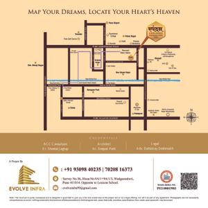 Image of 1050 Sq.ft 2 BHK Apartment / Flat for sale in Spandan, Wadgaon Sheri, Pune for Rs. 8300000