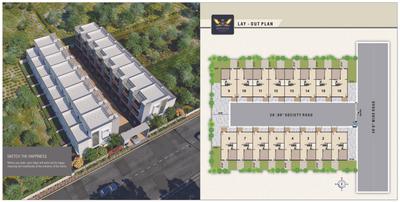 Image of 1683 Sq.ft 2 BHK Apartment / Flat for sale in Shivanta Luxuria, Vejalpur, Ahmedabad for Rs. 8500000