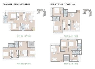 Image of 1049 Sq.ft 2 BHK Apartment / Flat for sale in Ornate Kallisto Phase II, Bhiwandi, Thane for Rs. 5392300