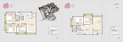 Image of 1422 Sq.ft 3 BHK Apartment / Flat for sale in Rashmi Pearl 2, Narolgam, Ahmedabad for Rs. 4100000