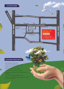 Image of 1000 Sq.ft Residential Plot / Land for sale in Golden Square Phase 2, Kandigai, Chengalpattu, Chennai for Rs. 2450000