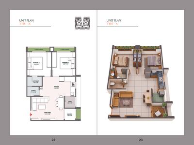 Image of 1125 Sq.ft 2 BHK Apartment / Flat for sale in Shivansh Ashray, Lambha, Ahmedabad for Rs. 3550000