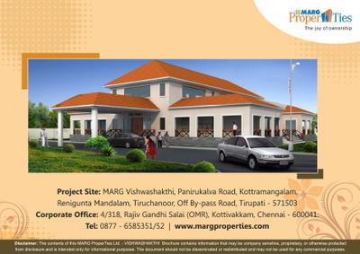 Image of 1170 Sq.ft 2 BHK Apartment / Flat for sale in Marg Vishwashakthi, Kotramangalam, Tirupathi for Rs. 4000000