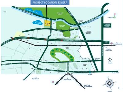 Image of 555 Sq.ft 2 BHK Apartment / Flat for sale in Signature Global Solera, Sector 107, Gurgaon for Rs. 4700000