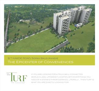 Image of 1193 Sq.ft 2 BHK Apartment / Flat for sale in Ama The Turf Building A B, Ghorpadi, Pune for Rs. 12500000