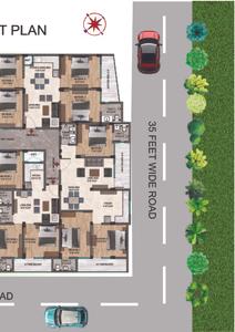 Image of 900 Sq.ft 2 BHK Apartment / Flat for sale in MMD Harsh Residency, Sector 81, Noida for Rs. 4600000