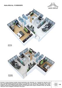 Image of 700 Sq.ft 2 BHK Apartment / Flat for sale in Mass Mondeal, Bandra West, Mumbai for Rs. 37200000