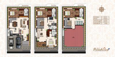 Image of 2665 Sq.ft 4 BHK Duplex for sale in Jansen Brindavan Phase 2, Padur, Chennai for Rs. 24500000