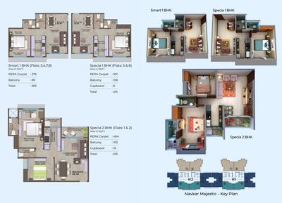 Image of 800 Sq.ft 2 BHK Apartment / Flat for sale in Navkar Blossom, Naigaon East, Naigaon for Rs. 6500000