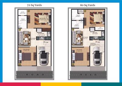 Image of 650 Sq.ft 2 BHK Independent House for sale in Parisha Highway Mansion Phase 2, Chhapraula, Ghaziabad for Rs. 5350000