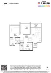 Image of 1325 Sq.ft 3 BHK Apartment / Flat for sale in Mantra Mesmer Phase 2, Mundhwa, Pune for Rs. 12200000