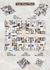 Image of 1340 Sq.ft 3 BHK Apartment / Flat for sale in Ankur Heights, Saddu, Raipur for Rs. 5226000