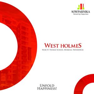 Image of 1141 Sq.ft 2 BHK Apartment / Flat for sale in West Holmes, Kudappanakunnu, Thiruvananthapuram for Rs. 6100000