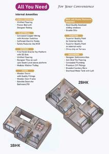 Image of 1220 Sq.ft 3 BHK Apartment / Flat for sale in Kavita Shiv Shrushti Complex Building No 2, Palghar, Mumbai for Rs. 5200000