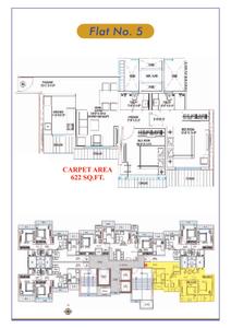Image of 720 Sq.ft 2 BHK Apartment / Flat for sale in Bhatia Esspee Tower, Borivali East, Mumbai for Rs. 14000000