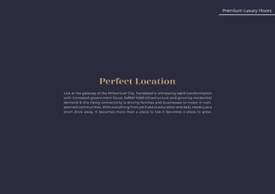 Image of 1550 Sq.ft 3 BHK Builder Floor for sale in Navraj Luxury Floors, Shahpur Kalan, Faridabad for Rs. 10700000
