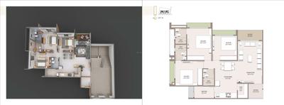 Image of 1755 Sq.ft 3 BHK Apartment / Flat for sale in Aditya Prime Dulicate, Vaishno Devi Circle, Ahmedabad for Rs. 7500000