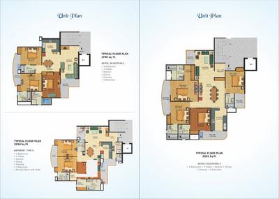 Image of 3265 Sq.ft 4 BHK Penthouse for sale in Supertech Emerald Court, Sector 93A, Noida for Rs. 43000000