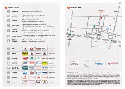 Image of 1350 Sq.ft 2 BHK Apartment / Flat for sale in Harnav Lavish, Zundal, Ahmedabad for Rs. 4950000