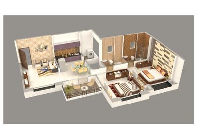 Image of 1200 Sq.ft 2 BHK Apartment / Flat for sale in Aditya Garden City, Warje, Pune for Rs. 12500000