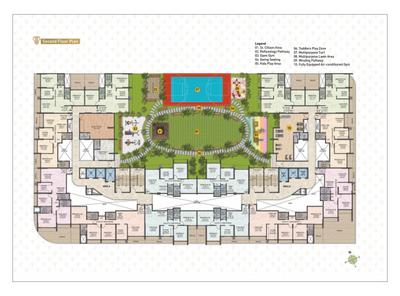 Image of 1242 Sq.ft 2 BHK Apartment / Flat for sale in CH Pridestone, Panvel, Navi Mumbai for Rs. 12733700