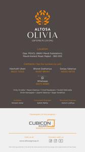 Image of 1125 Sq.ft 3 BHK Apartment / Flat for sale in Cubicon Altosa Olivia, Mavdi, Rajkot for Rs. 9751000