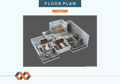 Image of 1005 Sq.ft 2 BHK Apartment / Flat for sale in Snehmangal Infinity Cube, Punawale, Pune for Rs. 7500000