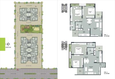 Image of 1179 Sq.ft 2 BHK Apartment / Flat for sale in Seventh Avenue, Gota, Ahmedabad for Rs. 6500000