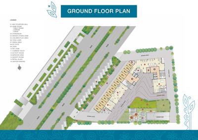 Image of 450 Sq.ft 1 RK Apartment / Flat for sale in Godrej Vanaangan, Jagatpur, Ahmedabad for Rs. 2850000