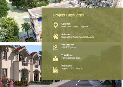 Image of 132 Sq.ft Residential Plot / Land for sale in Prish Anandam Ashiyana, Sector 36, Jhajjar for Rs. 6000000