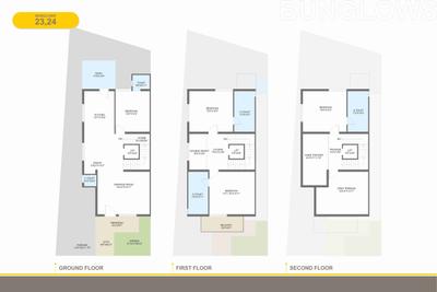 Image of 1440 Sq.ft 4 BHK Villa for sale in Radhe Vrundavan Villa, Raysan, Gandhinagar for Rs. 27500000