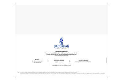 Image of 1858 Sq.ft 3 BHK Apartment / Flat for sale in Babukhan Solitaire, Gachibowli, Hyderabad for Rs. 19000000