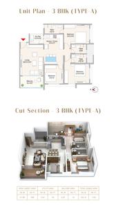 Image of 1523 Sq.ft 3 BHK Apartment / Flat for sale in Samsara, Gultekdi, Pune for Rs. 26000000