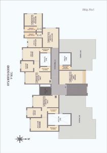 Image of 1220 Sq.ft 3 BHK Apartment / Flat for sale in Kavita Shiv Shrushti Complex Building No 2, Palghar, Mumbai for Rs. 5200000