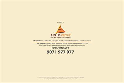 Image of 500 Sq.ft 1 BHK Apartment / Flat for sale in Golden Corner, Badlapur West, Badlapur for Rs. 2500000