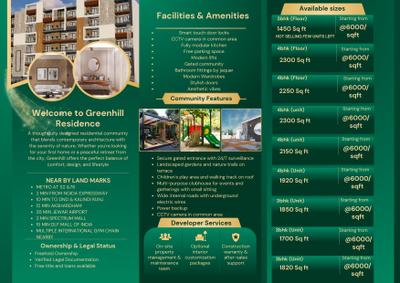 Image of 1270 Sq.ft 3 BHK Builder Floor for sale in Emerald Crest 1, Sector 107, Noida for Rs. 7620000