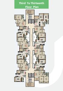 Image of 670 Sq.ft 1 BHK Apartment / Flat for sale in Tulip Heights, Kalyan East, Kalyan for Rs. 4500000