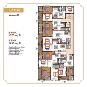 Image of 1700 Sq.ft 3 BHK Apartment / Flat for sale in Venice Aspire, Noida Extension, Greater Noida for Rs. 5999998