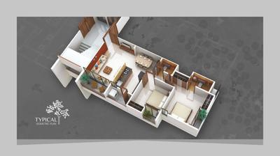 Image of 1000 Sq.ft 2 BHK Apartment / Flat for sale in Trisha Rudraksh 2, Waghodia Road, Vadodara for Rs. 3500000