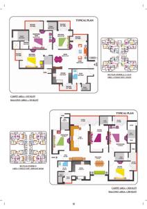 Image of 1080 Sq.ft 2.5 BHK Apartment / Flat for sale in Nimbus The Hyde Park Tower S T U, Sector 78, Noida for Rs. 11500000